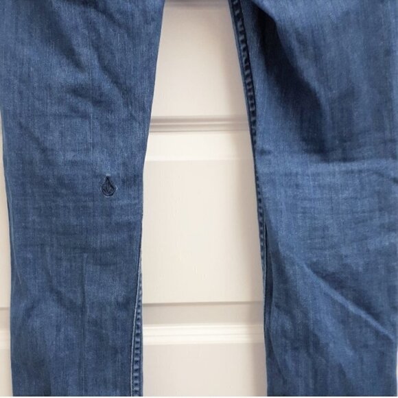 𝅺volcom boho rainbow patch insert skinny fit jeans - Picture 4 of 5